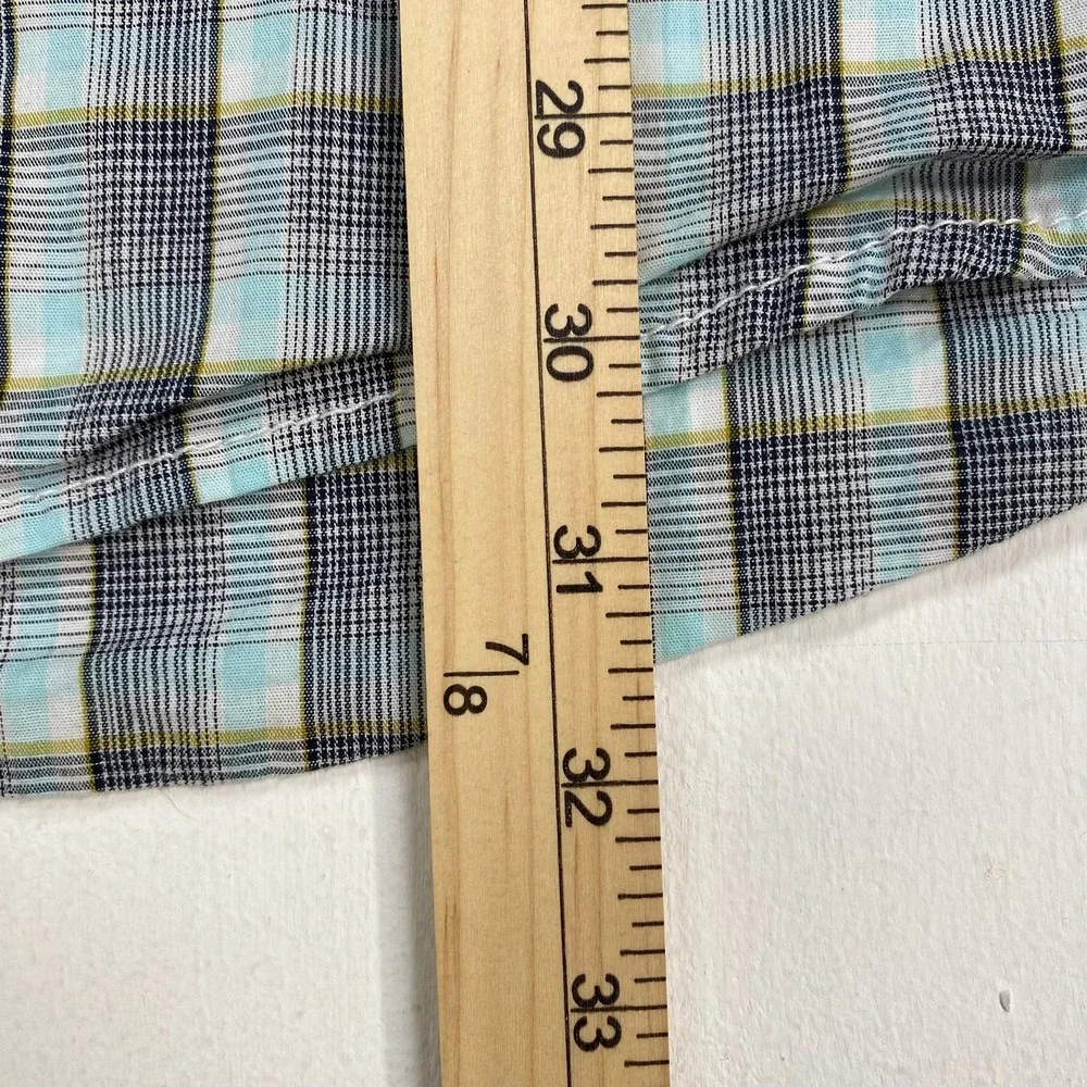 Wrangler 20X Competition‎ Men's Plaid Long Sleeve Snap Front Shirt XL